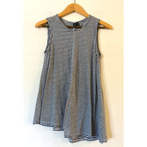 Left Of Center x Anthro Linen Blend Stripe Tank Top
